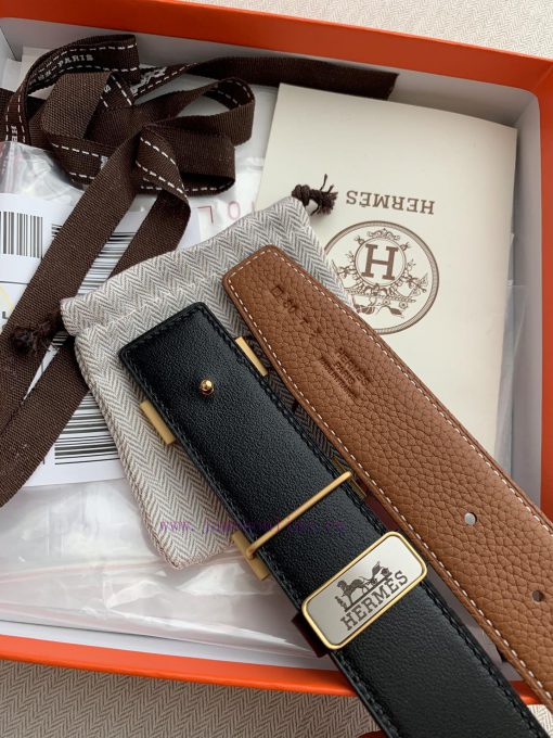 Hermes Hermes️Double sided use of rotating needle buckle, photographed in real lifeMaterial: f1umyx7p - Image 9