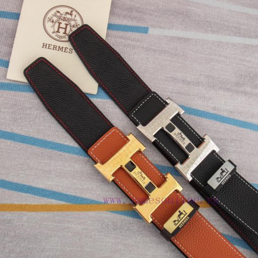 Hermes Hermès Material: Leather Belt with 100% Head Layer. The leather belt is guaranteed to fcszor2p - Image 2