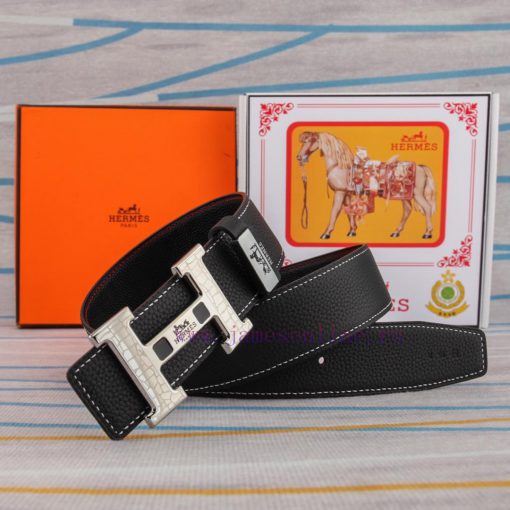 Hermes Hermès Material: Leather Belt with 100% Head Layer. The leather belt is guaranteed to fcszor2p - Image 4