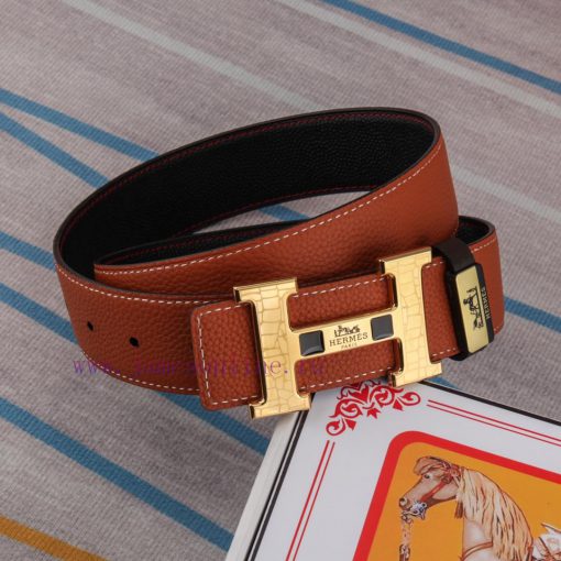 Hermes Hermès Material: Leather Belt with 100% Head Layer. The leather belt is guaranteed to y4u13ute - Image 4