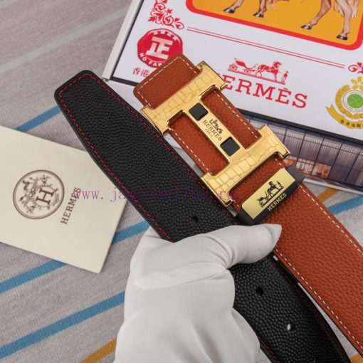 Hermes Hermès Material: Leather Belt with 100% Head Layer. The leather belt is guaranteed to y4u13ute - Image 8