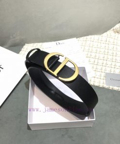 D iorc D classic logo retro copper buckle nude pink calf leather soft waist belt 2.0cm, 3.0c 00wdtyfb