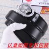 Men's belt VersaceMen's leather belt is made of 100% head layer cowhide, ensuring that the 2 24gj140m