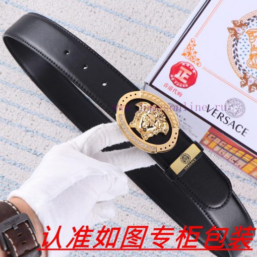 Men's belt VersaceMen's leather belt is made of 100% head layer cowhide, ensuring that the 2 d074vw34 - Image 5