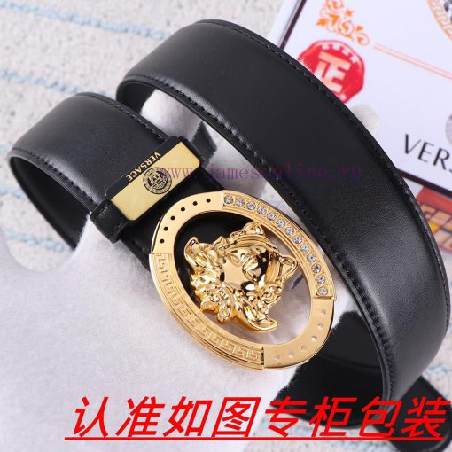 Men's belt VersaceMen's leather belt is made of 100% head layer cowhide, ensuring that the 2 d074vw34 - Image 6