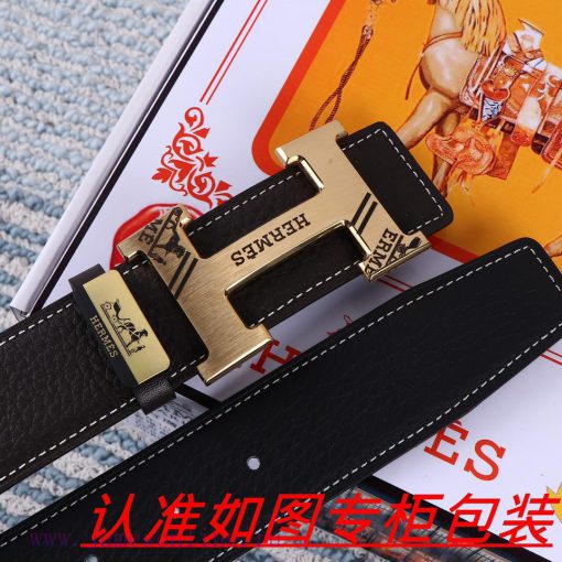 Men's belt HermesMen's leather belt is made of 100% head layer cowhide, ensuring that the 24 6khsiu9w - Image 8