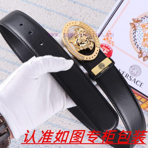 Men's belt VersaceMen's leather belt is made of 100% head layer cowhide, ensuring that the 2 d074vw34 - Image 7