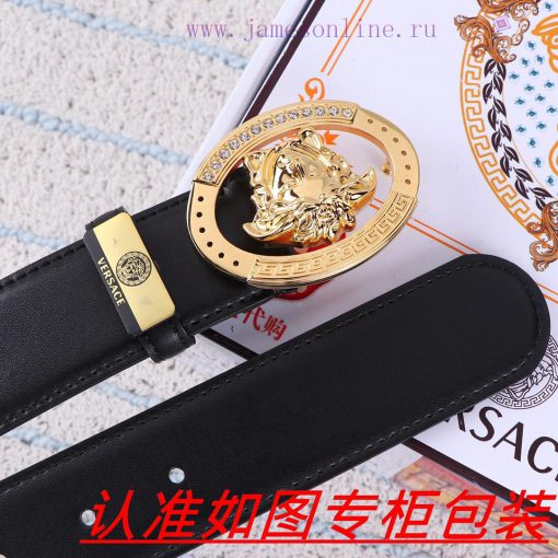 Men's belt VersaceMen's leather belt is made of 100% head layer cowhide, ensuring that the 2 d074vw34 - Image 8