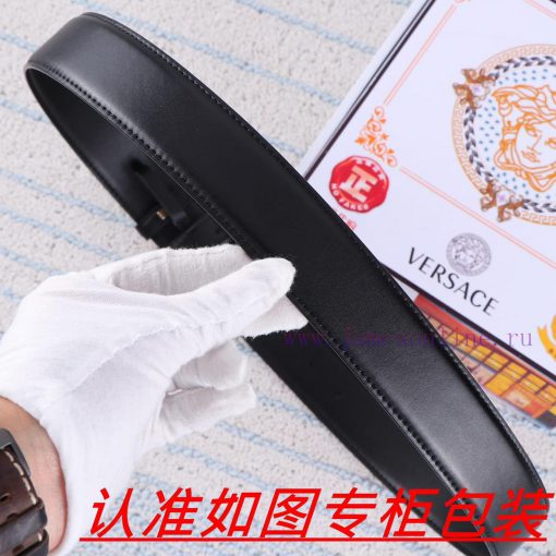Men's belt VersaceMen's leather belt is made of 100% head layer cowhide, ensuring that the 2 d074vw34 - Image 9