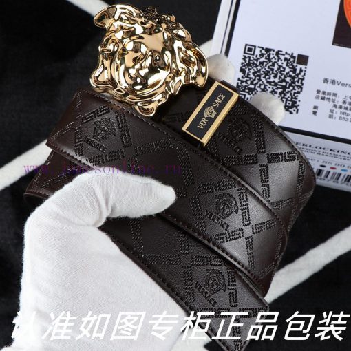Belt Versace Ver…️The waist belt is made of 100% cowhide, ensuring that the genuine leather cdlh505i - Image 3
