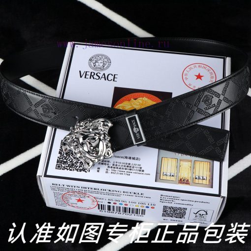 Belt Versace Ver…️The waist belt is made of 100% cowhide, ensuring that the genuine leather 0hq1n8dw - Image 7
