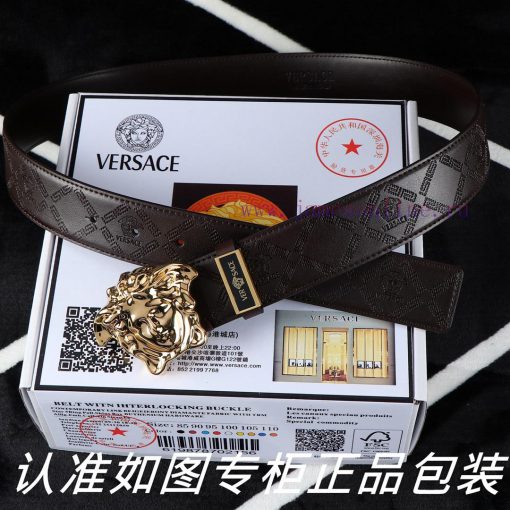 Belt Versace Ver…️The waist belt is made of 100% cowhide, ensuring that the genuine leather cdlh505i - Image 7