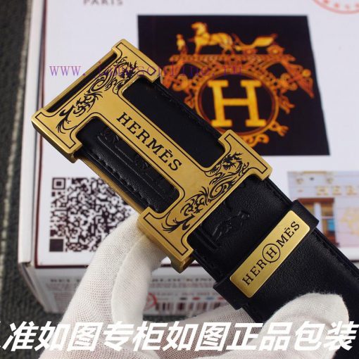 Hermes Her..mes️Identify and receive a punch as a giftMaterial: 100% head layer cowhide belt d4538m68 - Image 7