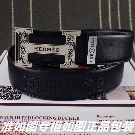 Hermes Her..mes️Identify and receive a punch as a giftMaterial: 100% head layer cowhide belt 43vqtxcd - Image 4