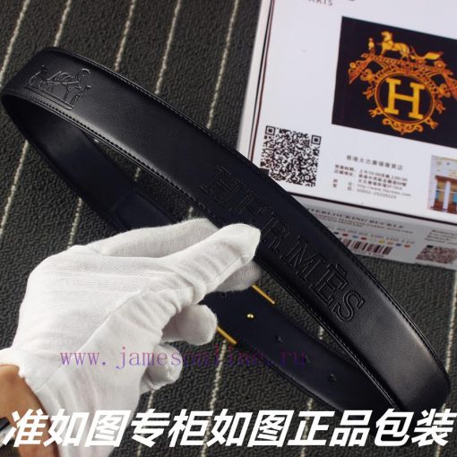 Hermes Her..mes️Identify and receive a punch as a giftMaterial: 100% head layer cowhide belt d4538m68 - Image 9