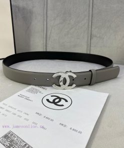 3.0cm width Chanel women's belt, new soft imported calf leather, supports NFC official websi r6qfgfg3