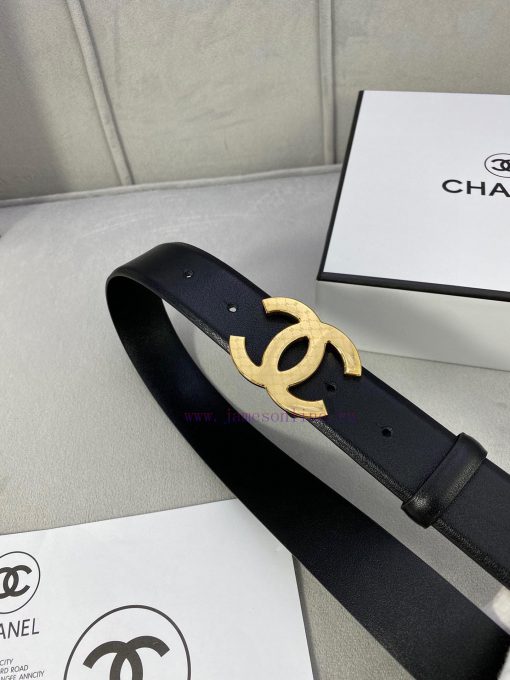 3.0cm width Chanel women's belt, new soft imported calf leather, supports NFC official websi 8usqnmg7 - Image 8