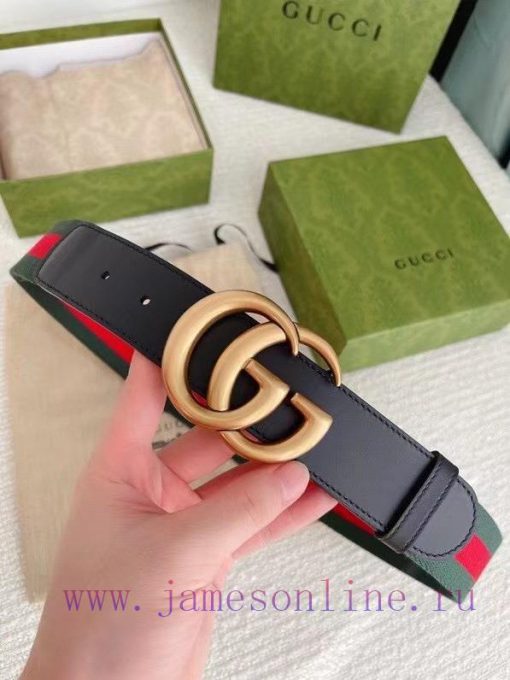 Comes with a complete gift boxGUCCIGucci belt red and green fabric series, a timeless classi 695ks0kt - Image 2