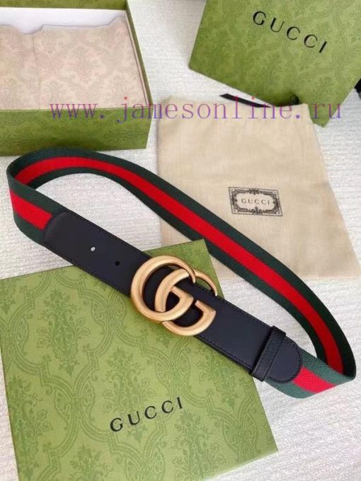 Comes with a complete gift boxGUCCIGucci belt red and green fabric series, a timeless classi 695ks0kt - Image 3