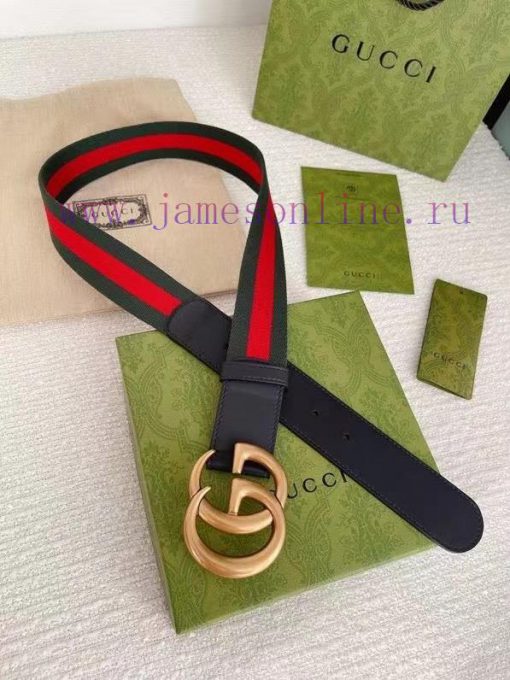 Comes with a complete gift boxGUCCIGucci belt red and green fabric series, a timeless classi 695ks0kt - Image 8