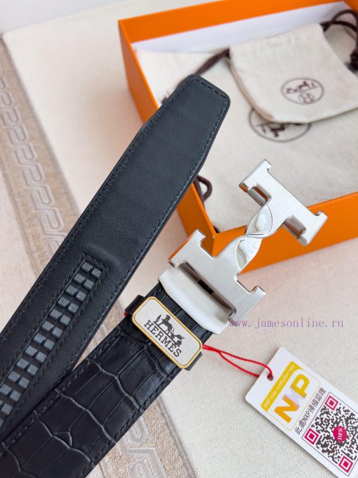 Hermes Her.. Mes ️ Automatic belt buckle waist beltAutomatic buckle, made of pure steel mate u0bn72v4 - Image 8