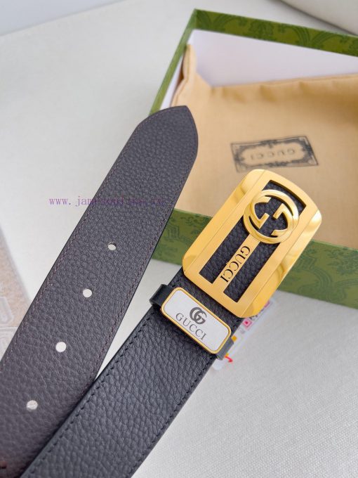 Gucci Gucci Belt ️ BeltHanging buckle, pure steel material buckle head, top layer cowhide, p rbfwokba - Image 7