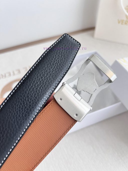 Versace Versace. ️ Belt and belt automatic beltAutomatic belt, classic head buckle made of p ocnds932 - Image 6