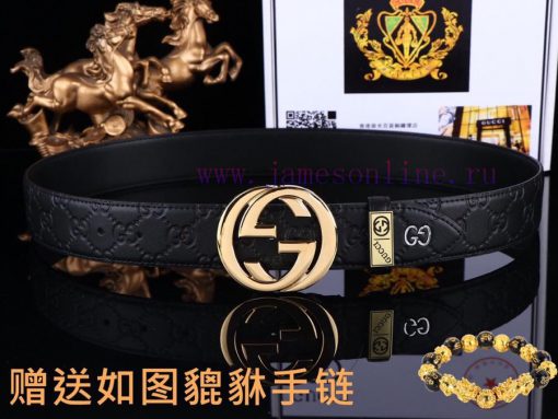 Belt Gucci GucciBelt recognition, complimentary punchThe material is 100% top layer cowhide, caggz8a1 - Image 7