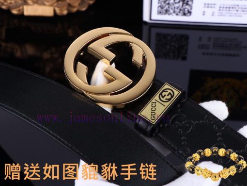 Belt Gucci GucciBelt recognition, complimentary punchThe material is 100% top layer cowhide, sqqawppj - Image 8