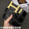 Hermes Hermes crocodile patternGrade: Italian imported 100% top layer cowhide, Hermes. Herm 96feolgr