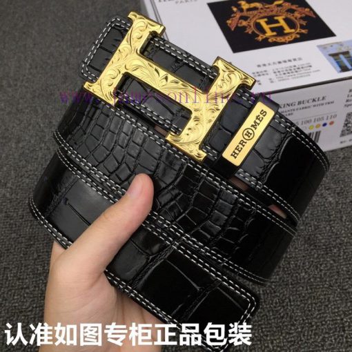 Hermes Hermes crocodile patternGrade: Italian imported 100% top layer cowhide, Hermes. Herm 96feolgr