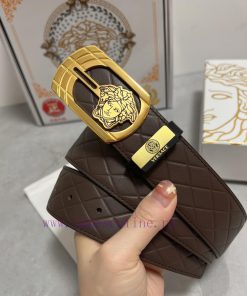 Versace. VersaceMaterial: Leather Belt with 100% Head Layer. The leather belt is guaranteed zypyqyop