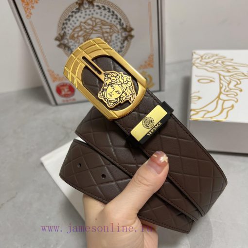 Versace. VersaceMaterial: Leather Belt with 100% Head Layer. The leather belt is guaranteed klxor302 - Image 4