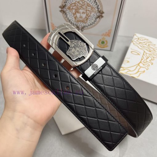 Versace. VersaceMaterial: Leather Belt with 100% Head Layer. The leather belt is guaranteed w7phrfio - Image 3