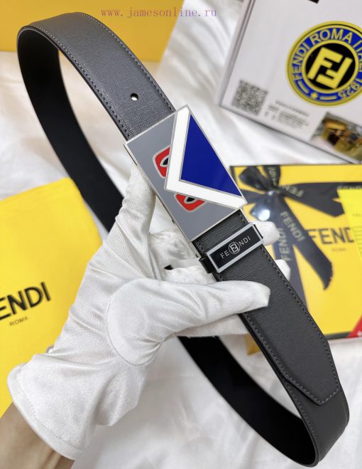 Belt FENDI Fendi ReproductionThe waistband is made of 100% imported top layer cowhide, ensur 4i6244m7 - Image 9