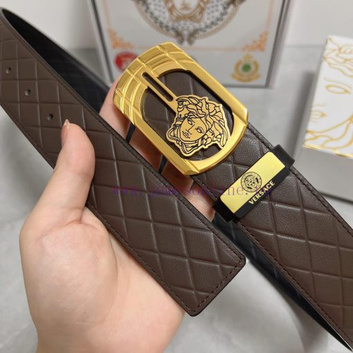 Versace. VersaceMaterial: Leather Belt with 100% Head Layer. The leather belt is guaranteed klxor302 - Image 6