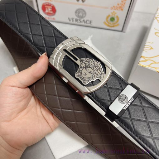 Versace. VersaceMaterial: Leather Belt with 100% Head Layer. The leather belt is guaranteed klxor302 - Image 7