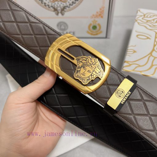 Versace. VersaceMaterial: Leather Belt with 100% Head Layer. The leather belt is guaranteed klxor302 - Image 8