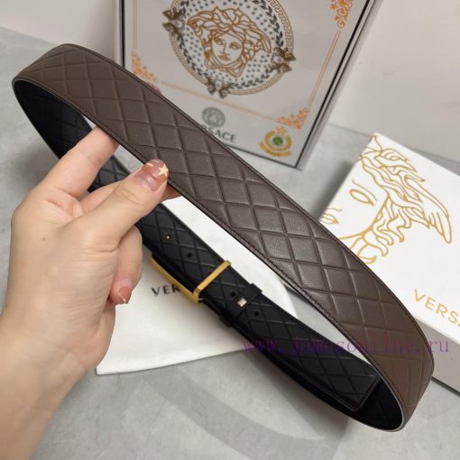 Versace. VersaceMaterial: Leather Belt with 100% Head Layer. The leather belt is guaranteed zypyqyop - Image 8