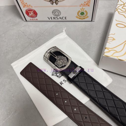 Versace. VersaceMaterial: Leather Belt with 100% Head Layer. The leather belt is guaranteed klxor302 - Image 9