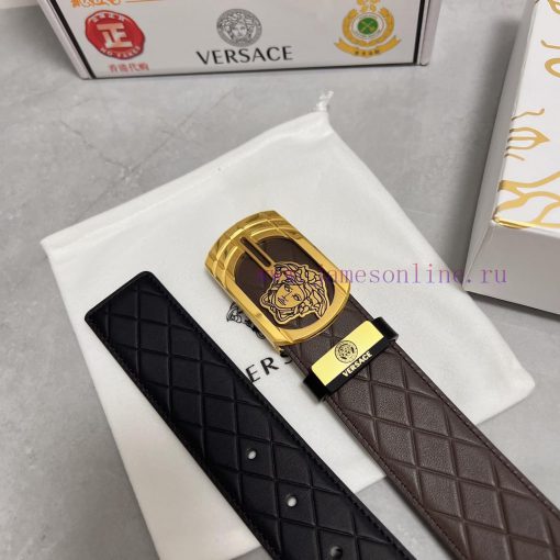 Versace. VersaceMaterial: Leather Belt with 100% Head Layer. The leather belt is guaranteed klxor302 - Image 10