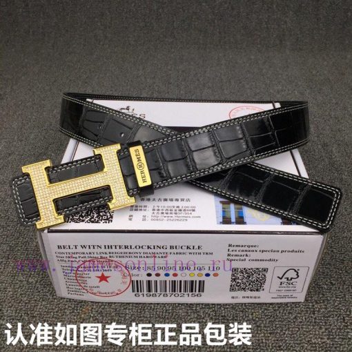 Hermes Hermes set with diamondsGrade: Italian imported 100% top layer cowhide, Hermes. Herm 49crv877 - Image 8