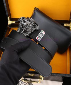 MADE IN ITALY[Gift] Wooden box with picture[Gift] Versace @ Belt+Wallet Set[Gift] Buckle Mat 21r5djgm