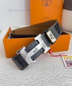 Hermes Hermes waist beltHanging buckle, classic pure steel material buckle head, double-side bm1qvelk