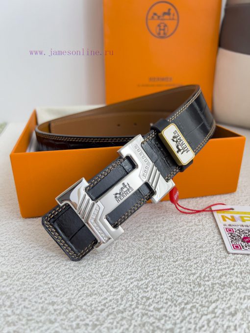 Hermes Hermes waist beltHanging buckle, classic pure steel material buckle head, double-side bm1qvelk