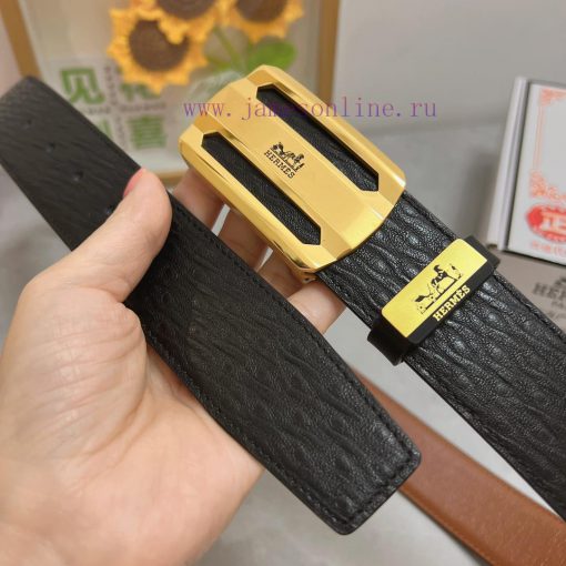Hermes Hermès Material: Leather Belt with 100% Head Layer. The leather belt is guaranteed to pnn3cskw - Image 4