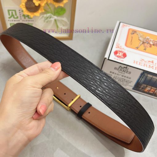 Hermes Hermès Material: Leather Belt with 100% Head Layer. The leather belt is guaranteed to pnn3cskw - Image 8