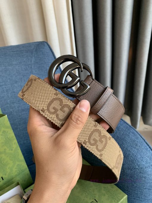 Gucci official website new large fabric genuine specification 4.0cm original quality top lay h79lwpyg - Image 3