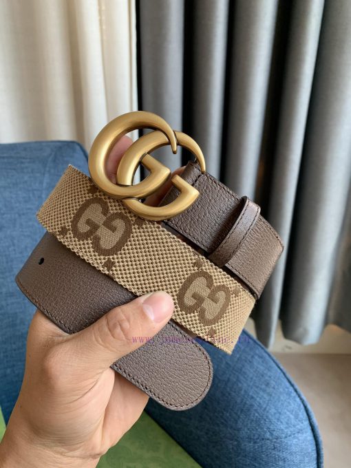 Gucci official website new large fabric genuine specification 4.0cm original quality top lay 9eh9rt28 - Image 2