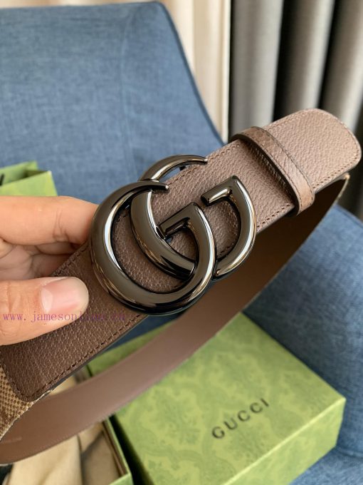 Gucci official website new large fabric genuine specification 4.0cm original quality top lay h79lwpyg - Image 7